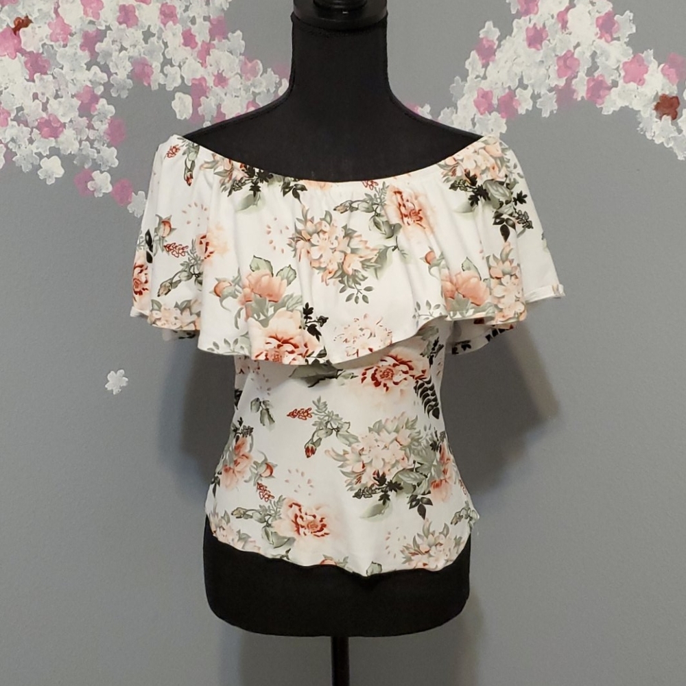 Floral Off the Shoulder Top